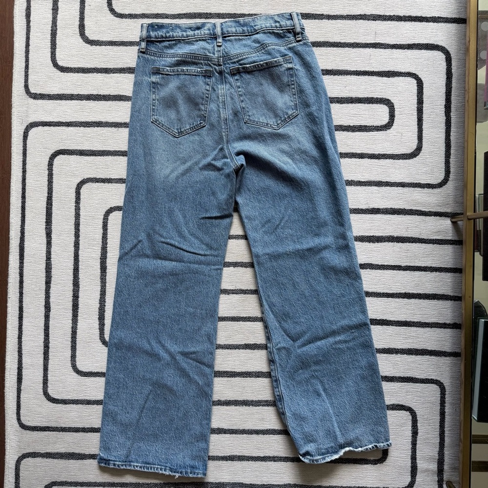 LOFT Straight Leg Mid-Wash Ankle Jean Size 6P - Picture 6 of 7